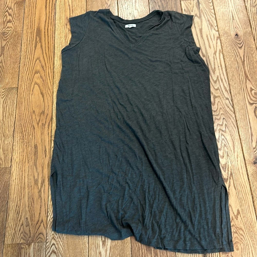 Madewell Cap Sleeve Midi Dress